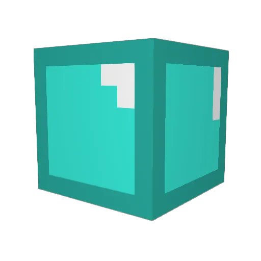 rouses Minecraft avatar head, 3D render