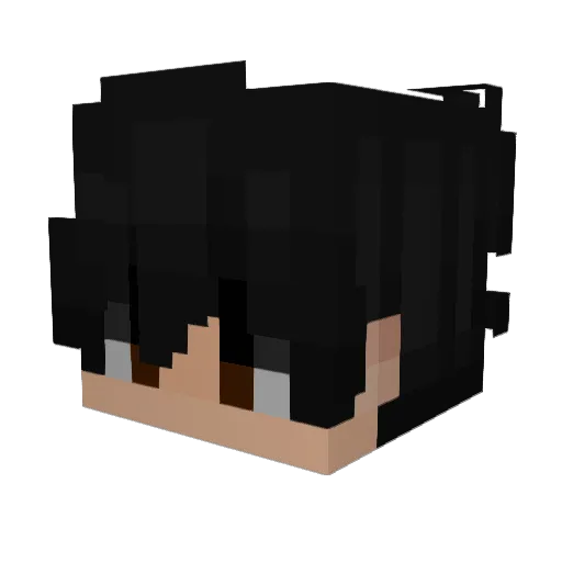 rouxxz_ Minecraft avatar head, 3D render