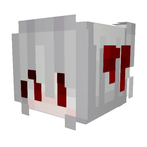 rouya_0421 Minecraft avatar head, 3D render