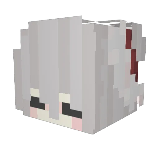 rove0v0 Minecraft avatar head, 3D render