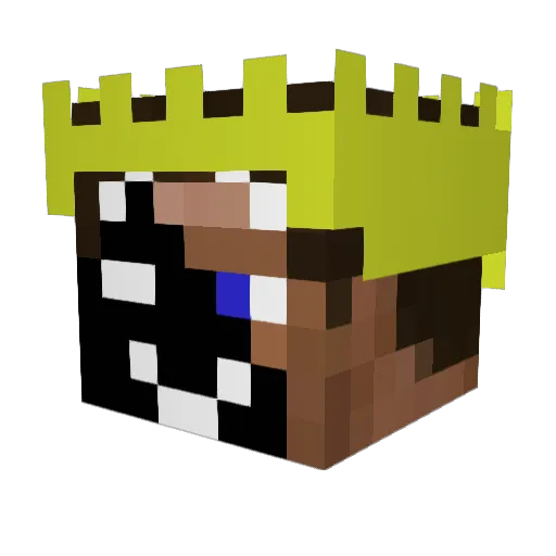 rovel14 Minecraft avatar head, 3D render
