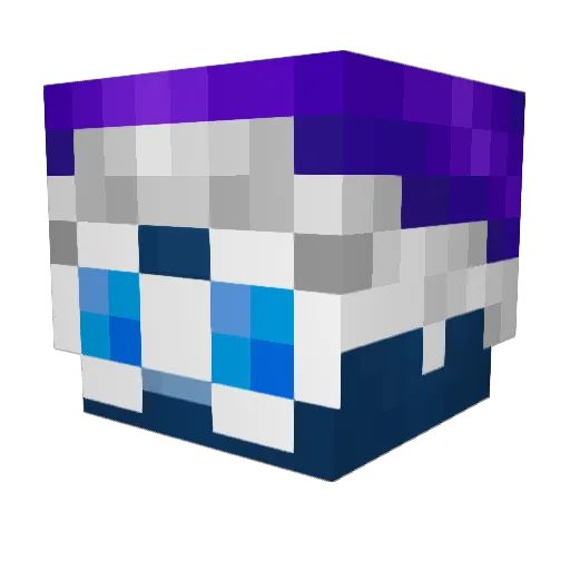 rovxy Minecraft avatar head, 3D render