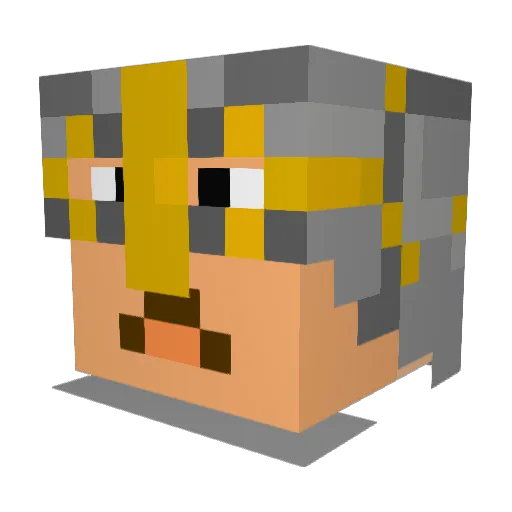 rowanfan99 Minecraft avatar head, 3D render