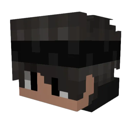 rowoo1999 Minecraft avatar head, 3D render