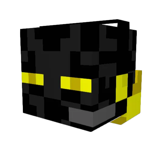 rowreg Minecraft avatar head, 3D render