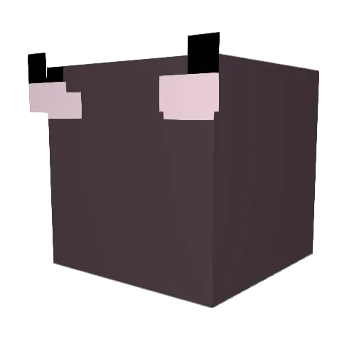 rox444 Minecraft avatar head, 3D render