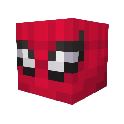 roxaclock Minecraft avatar head, 3D render