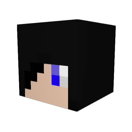 roxannemc Minecraft avatar head, 3D render