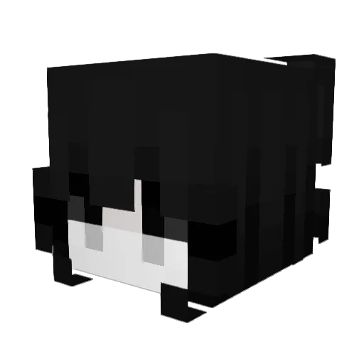 roxita Minecraft avatar head, 3D render