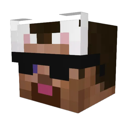 roxl3 Minecraft avatar head, 3D render
