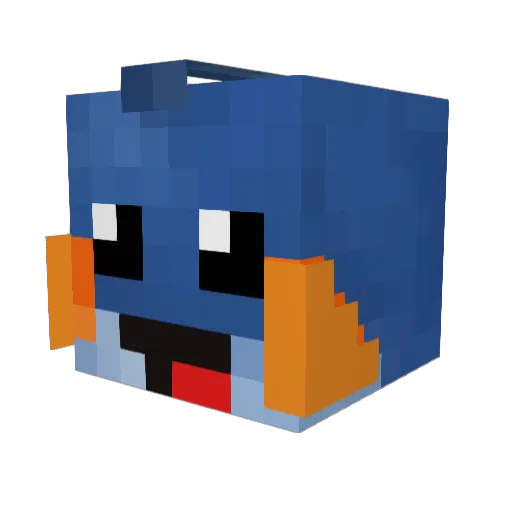 roxy8899 Minecraft avatar head, 3D render