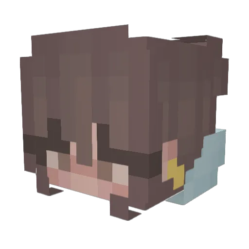 roxyZW009 Minecraft avatar head, 3D render