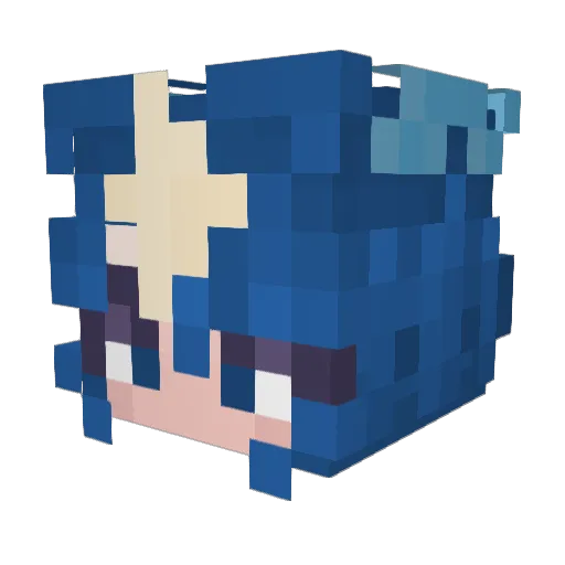 roxyclarke03 Minecraft avatar head, 3D render