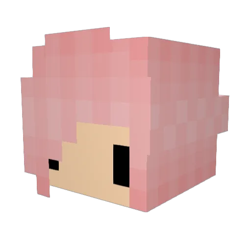 roxygirl1103 Minecraft avatar head, 3D render