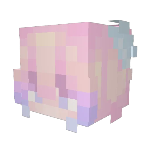roxyrockstar808 Minecraft avatar head, 3D render