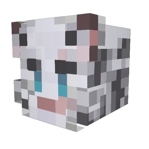 roy0317 Minecraft avatar head, 3D render