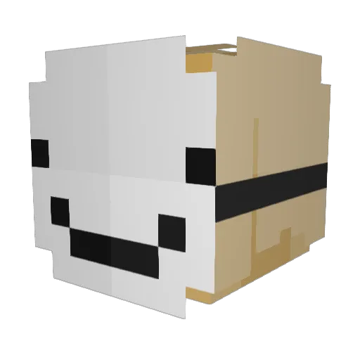 roy1052 Minecraft avatar head, 3D render
