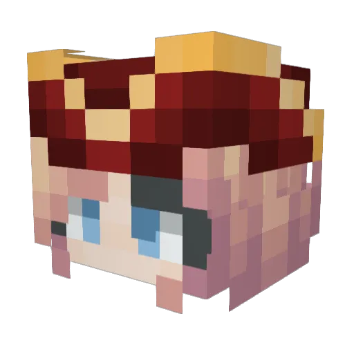 roy_theboy12 Minecraft avatar head, 3D render