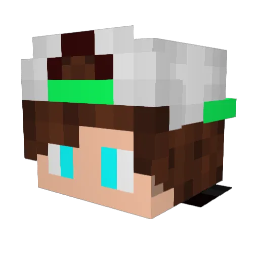 royal00 Minecraft avatar head, 3D render