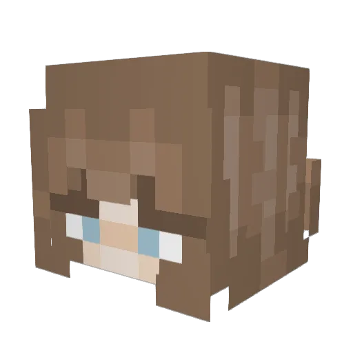 royal123 Minecraft avatar head, 3D render