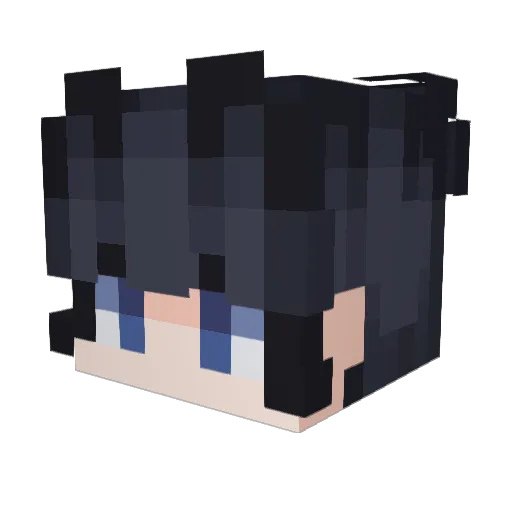 royal714 Minecraft avatar head, 3D render