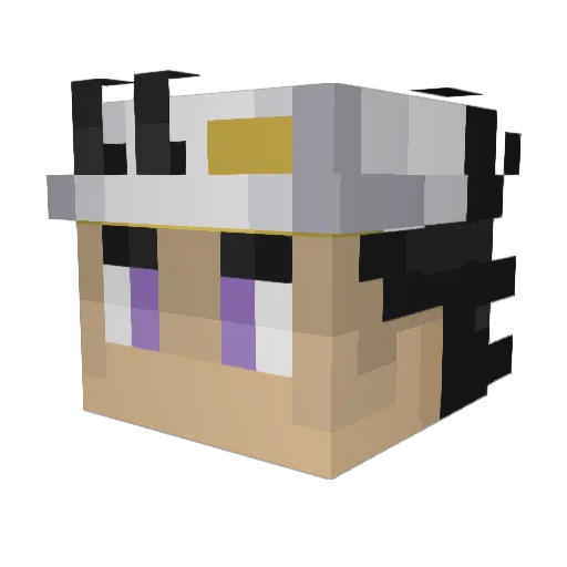 royal_lucs Minecraft avatar head, 3D render