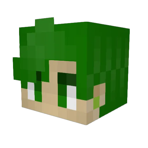 royalblue29 Minecraft avatar head, 3D render