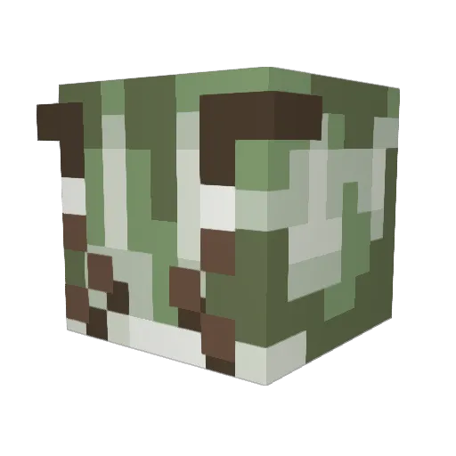 royaldd Minecraft avatar head, 3D render