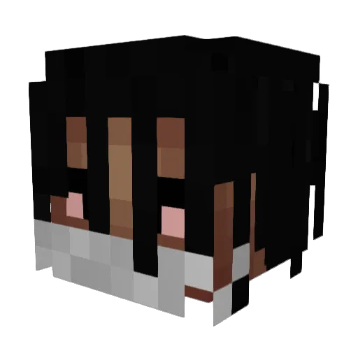 royalistiq99 Minecraft avatar head, 3D render