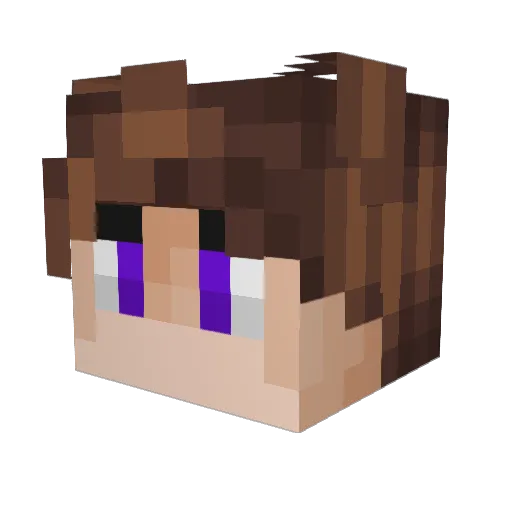 royaltyromans Minecraft avatar head, 3D render