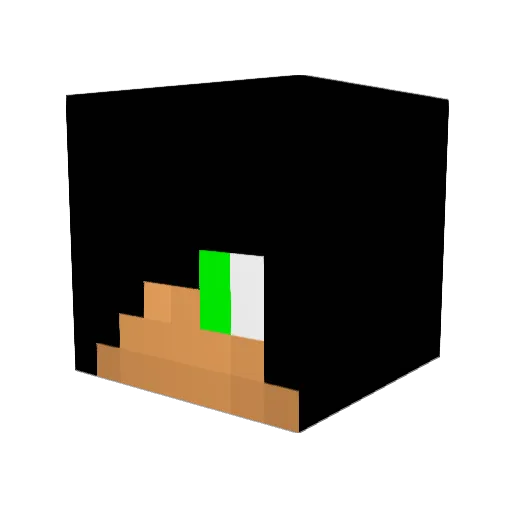 royboys2 Minecraft avatar head, 3D render