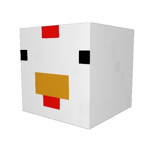 roytheking2014 Minecraft avatar head, 3D render
