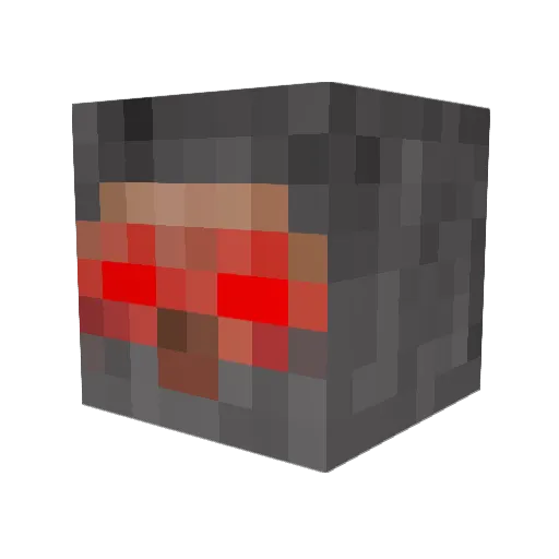 roza330 Minecraft avatar head, 3D render