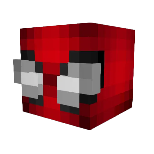 rozelio Minecraft avatar head, 3D render