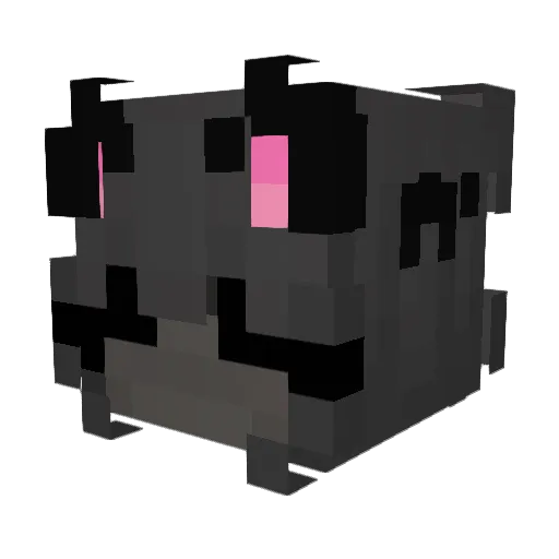 rozvyy Minecraft avatar head, 3D render