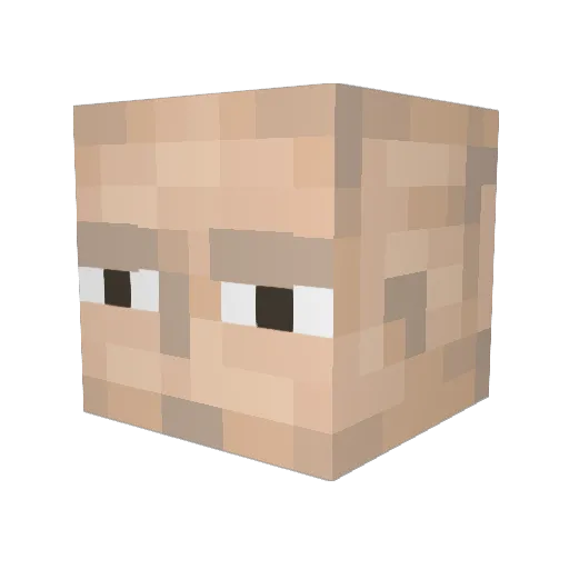 rozza1612 Minecraft avatar head, 3D render