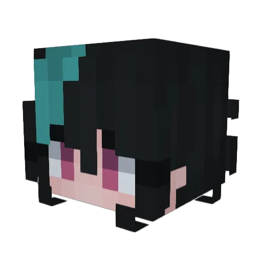 rozzey Minecraft avatar head, 3D render