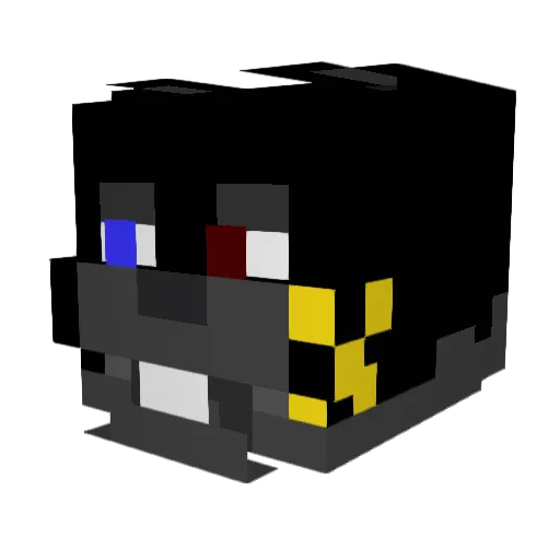 rozzo1000 Minecraft avatar head, 3D render
