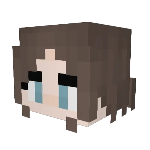 rpdstarss Minecraft avatar head, 3D render