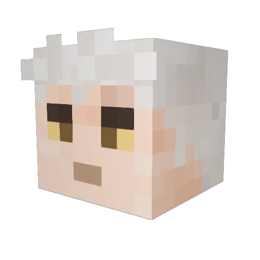 rpgarcher Minecraft avatar head, 3D render