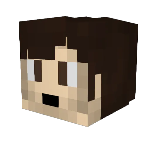 rpgtactical Minecraft avatar head, 3D render