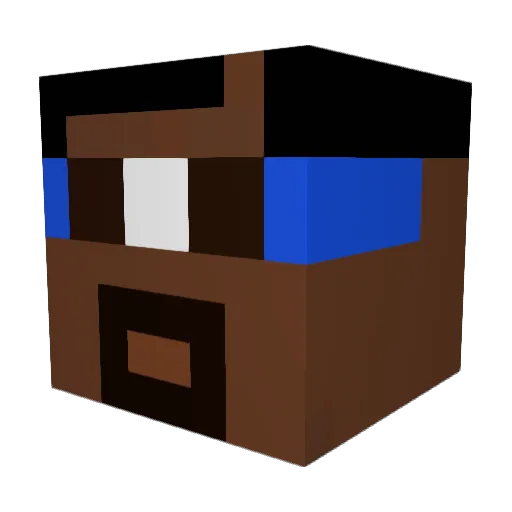 rph_ma Minecraft avatar head, 3D render