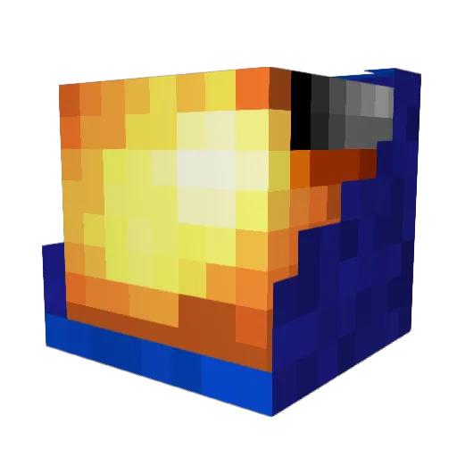 rprobot2 Minecraft avatar head, 3D render