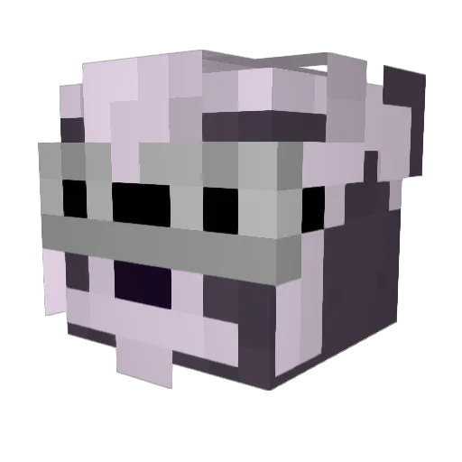 rpt2r Minecraft avatar head, 3D render