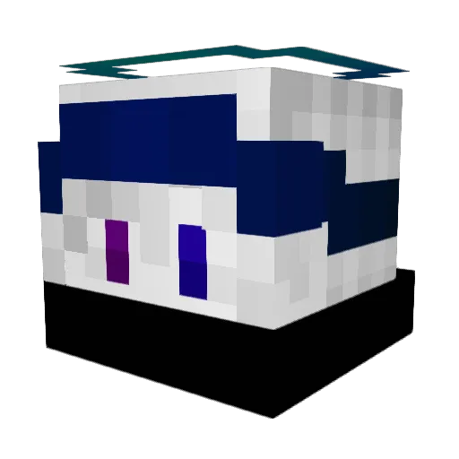 rqik0 Minecraft avatar head, 3D render