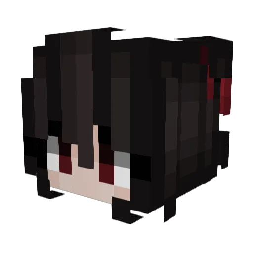 rqskyy Minecraft avatar head, 3D render