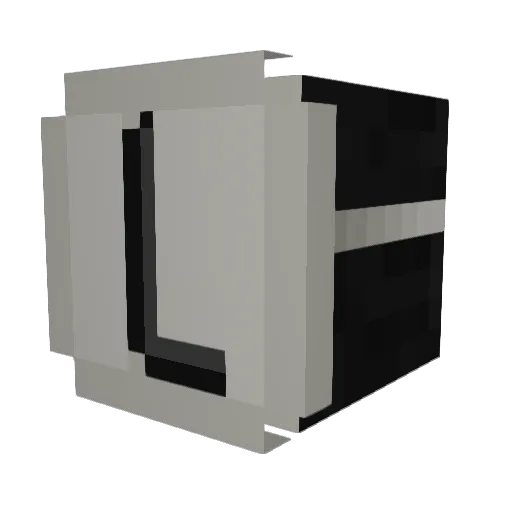 rqzg0d Minecraft avatar head, 3D render