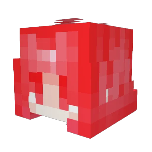 rraheem Minecraft avatar head, 3D render
