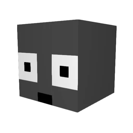 rraiyna_ Minecraft avatar head, 3D render