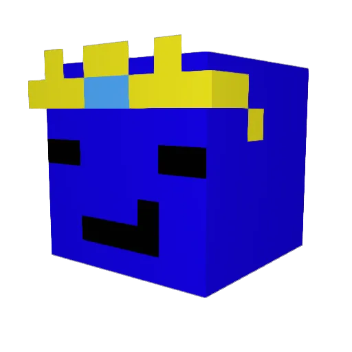 rramoness Minecraft avatar head, 3D render